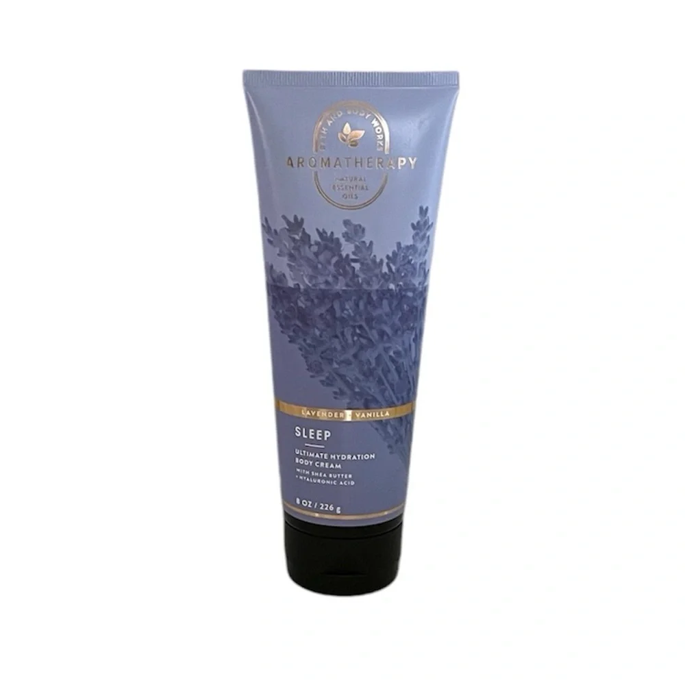 Bath & Body Works Aromatherapy Sleep Nighttime Lavender Vanilla Body Cream 8oz